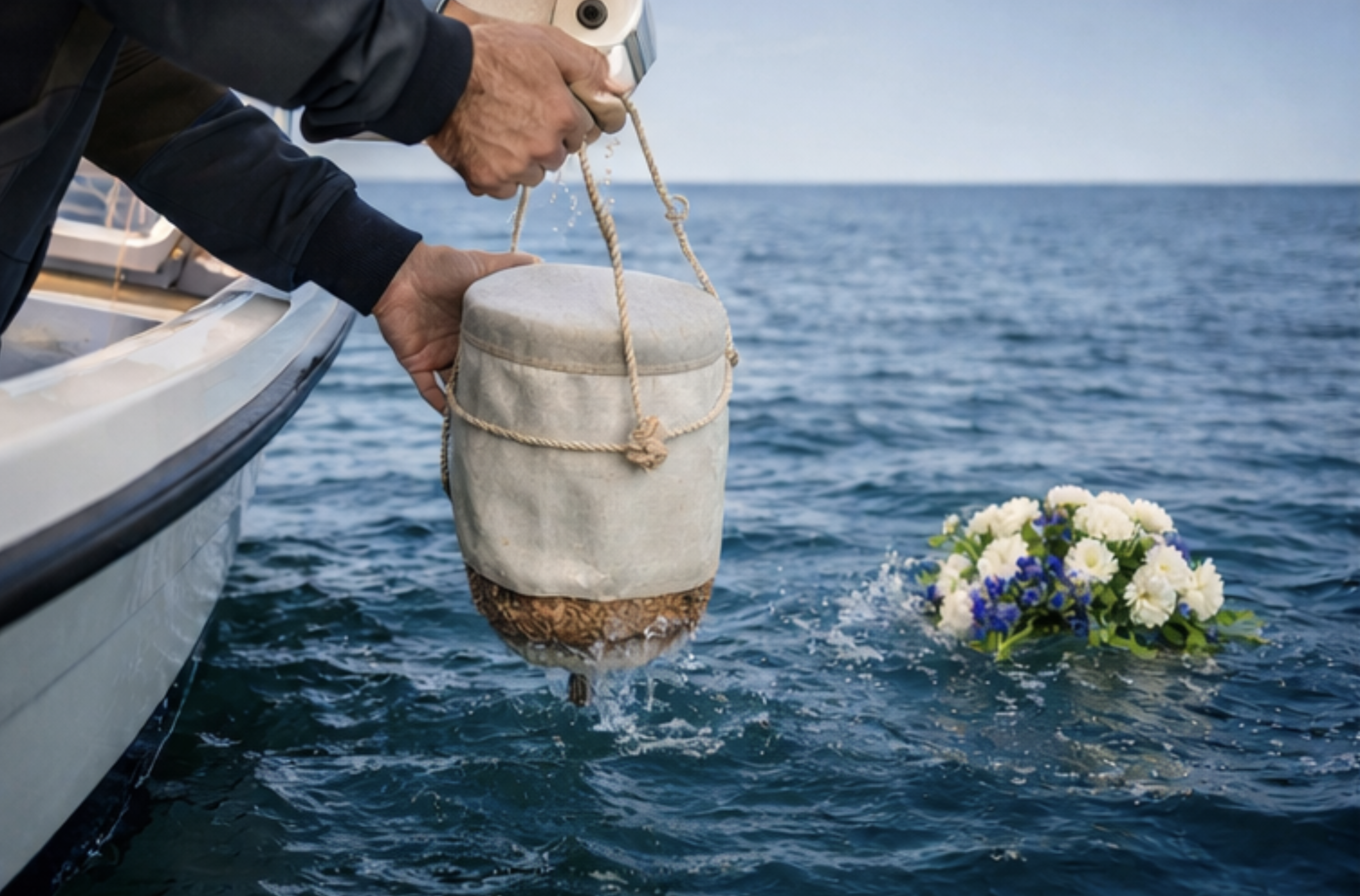 Seebestattung – Beisetzung auf dem Meer
